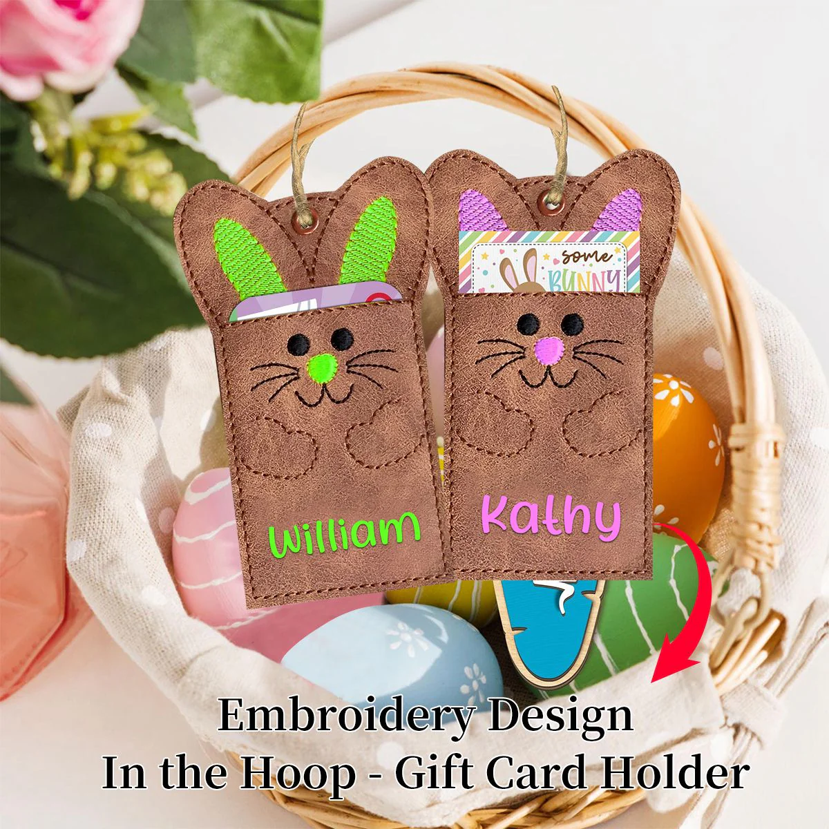 Personalized Easter Gift Card Holders, Personalized Gift Card Holders, Easter Basket Filler - Image 6