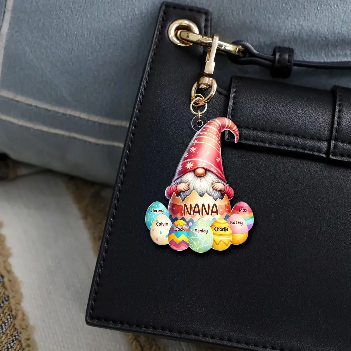 Personalized Easter Gifts For Grandma Keychain Nana - Image 5