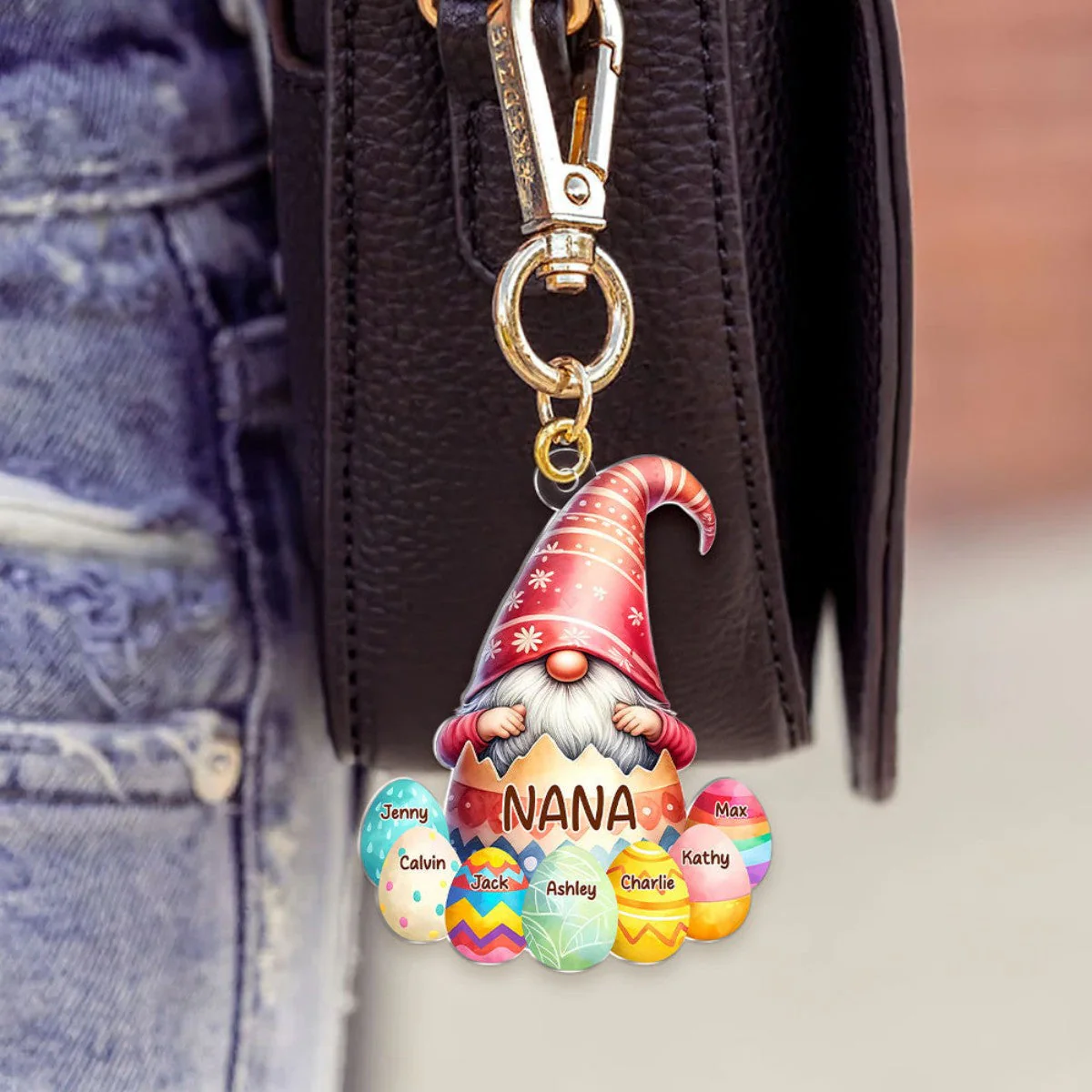 Personalized Easter Gifts For Grandma Keychain Nana - Image 6