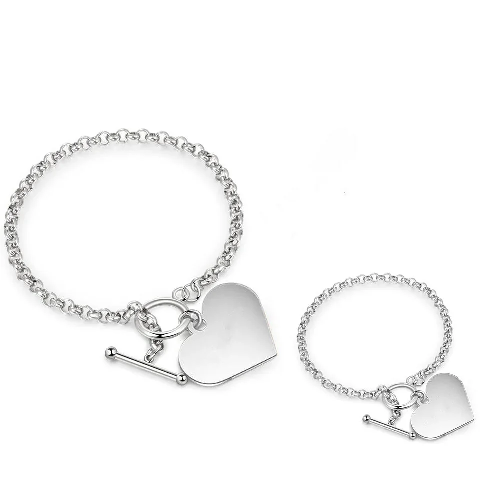 Personalized Heart Bracelet I'm Always With You - Memorial Gift For Family, Friend - Image 12