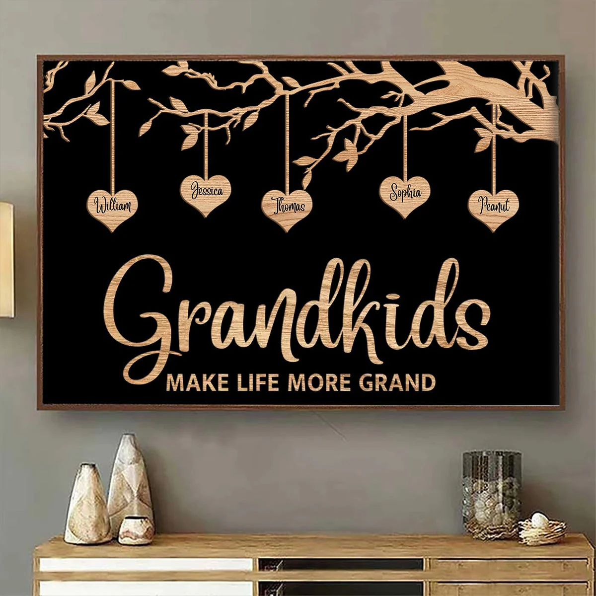 Personalized Family Love Poster- Gift for Parents, Grandparents, or Siblings