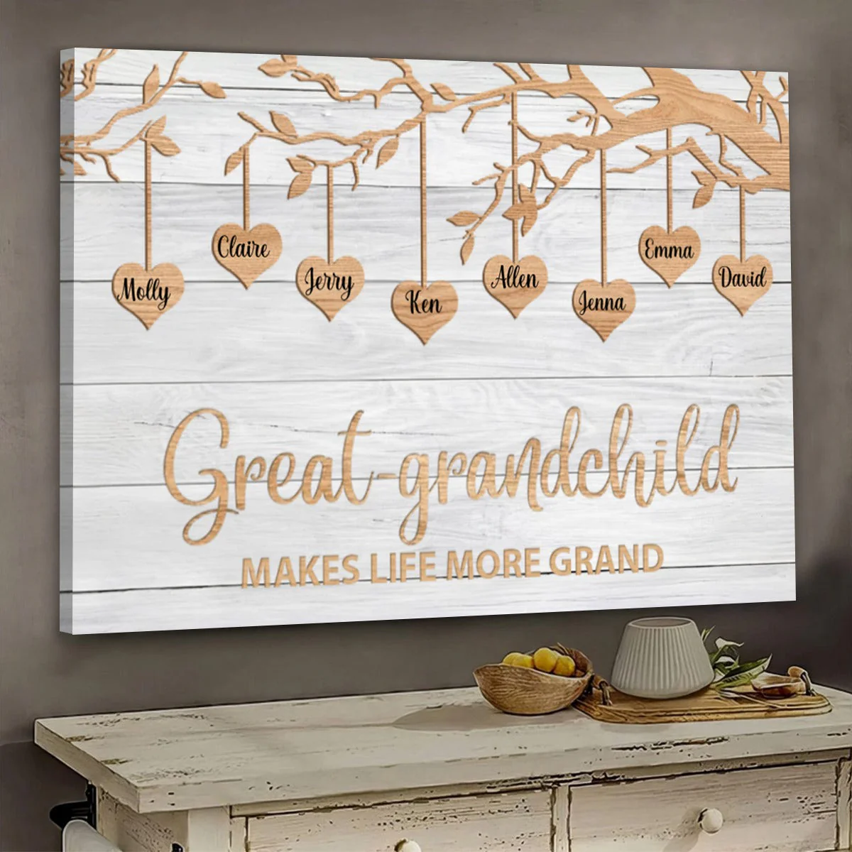 Personalized Family Love Poster- Gift for Parents, Grandparents, or Siblings - Image 2