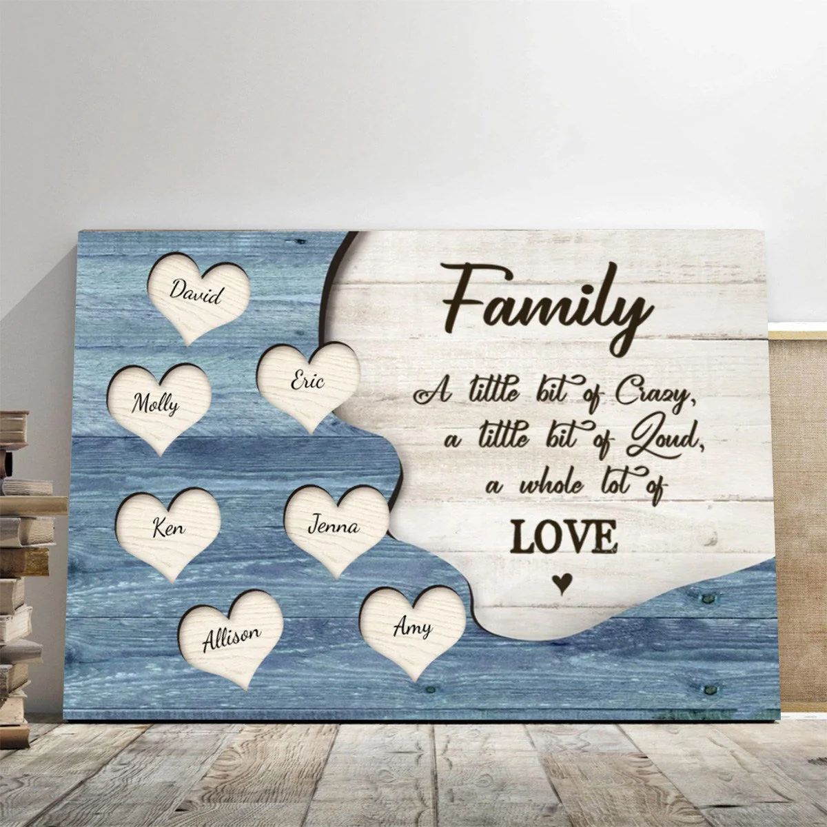 Personalized Family Name Sign, Gift for Parents - Image 3
