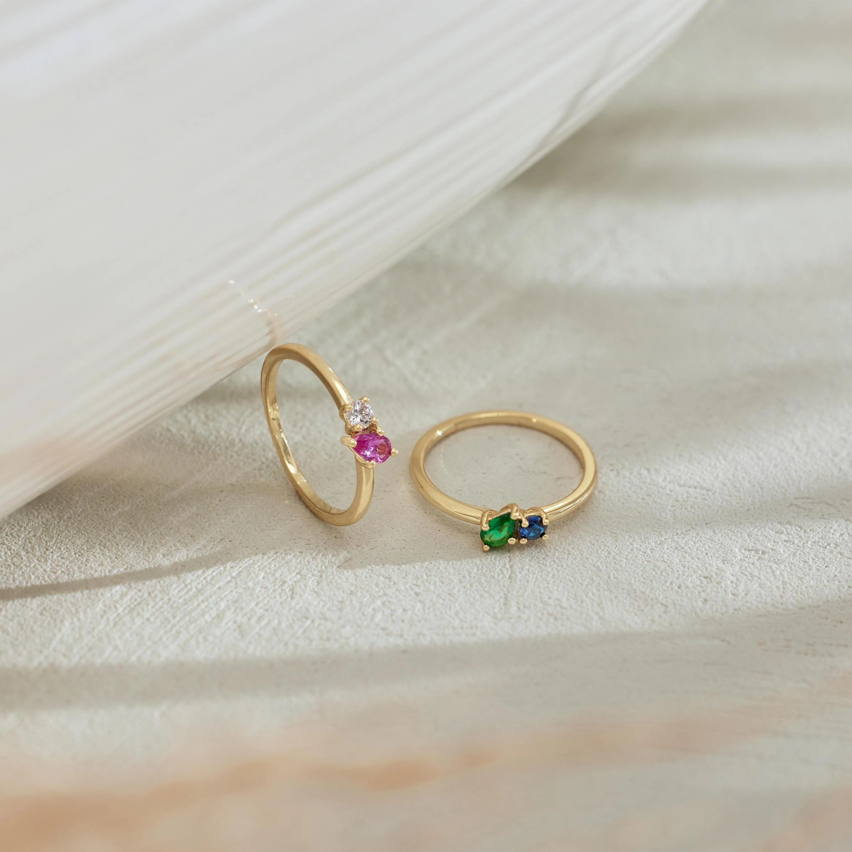 Personalized Family Stackable Birthstone Jewelry Ring - Image 7