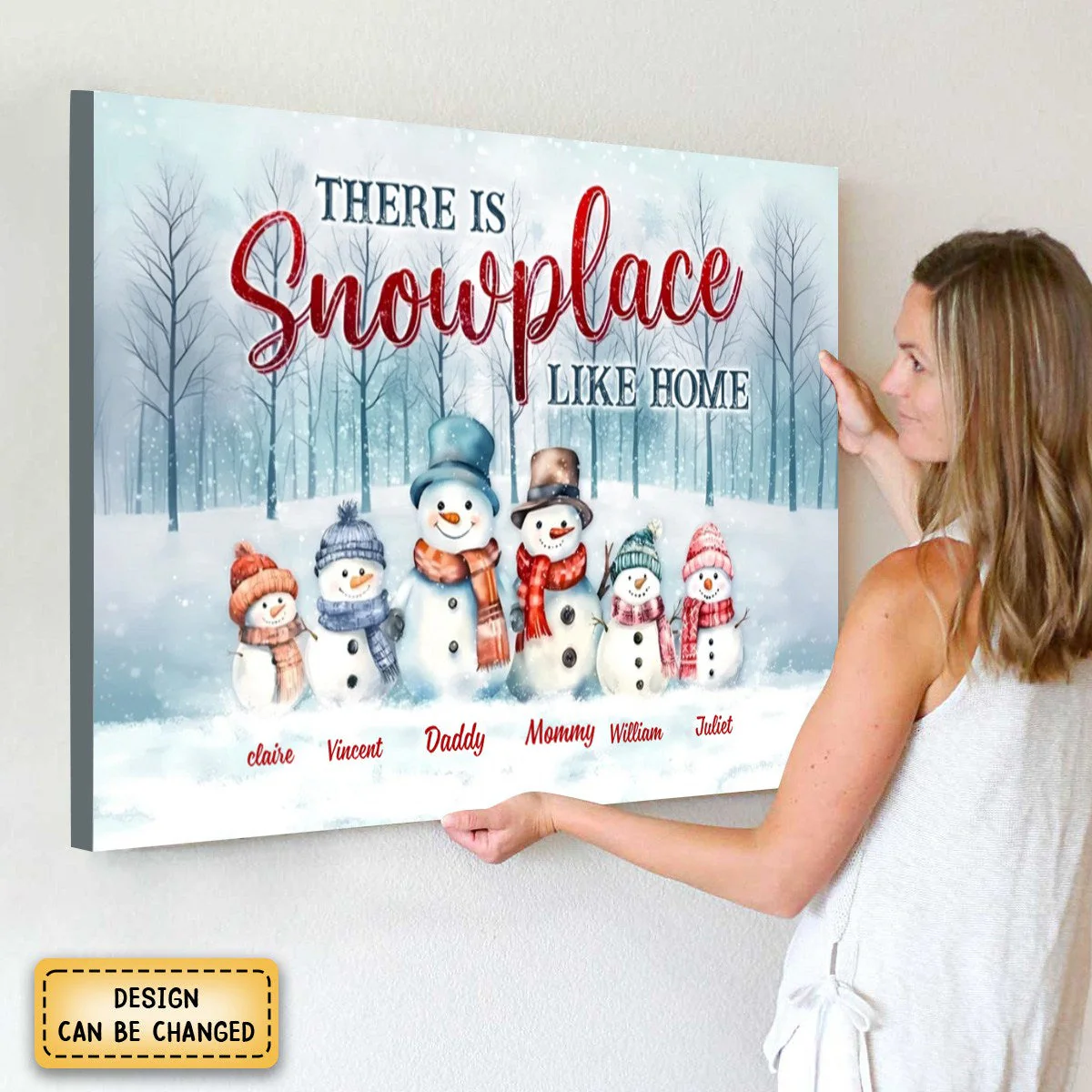 Personalized Family There's Snowplace Like Home Poster - Image 4