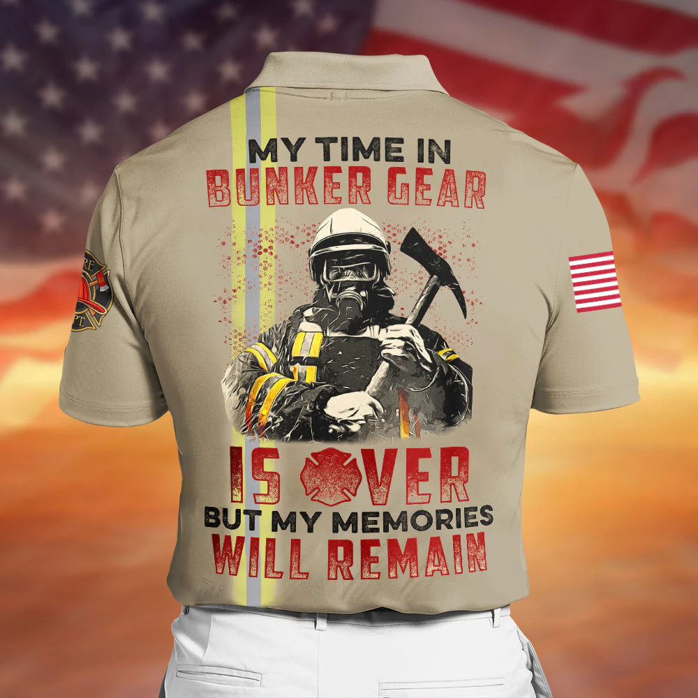 Personalized Firefighter Polo Shirt - Image 5