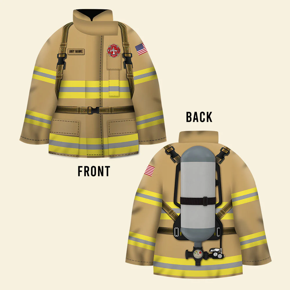 Personalized Firefighter Uniform Keychain-Custom Logo, Name,Color - Image 6