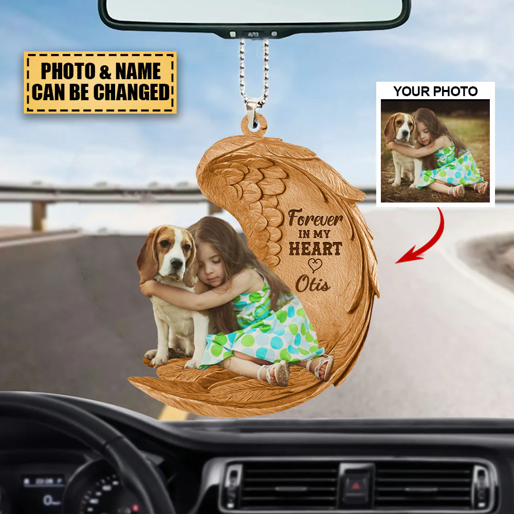 Personalized Forever In My Heart Memorial Pet Ornament - Image 2