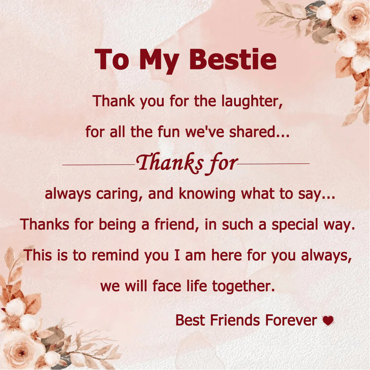 Personalized Friendship Quotes Color Bangle - You Are The Sister I Got To Choose - Image 14