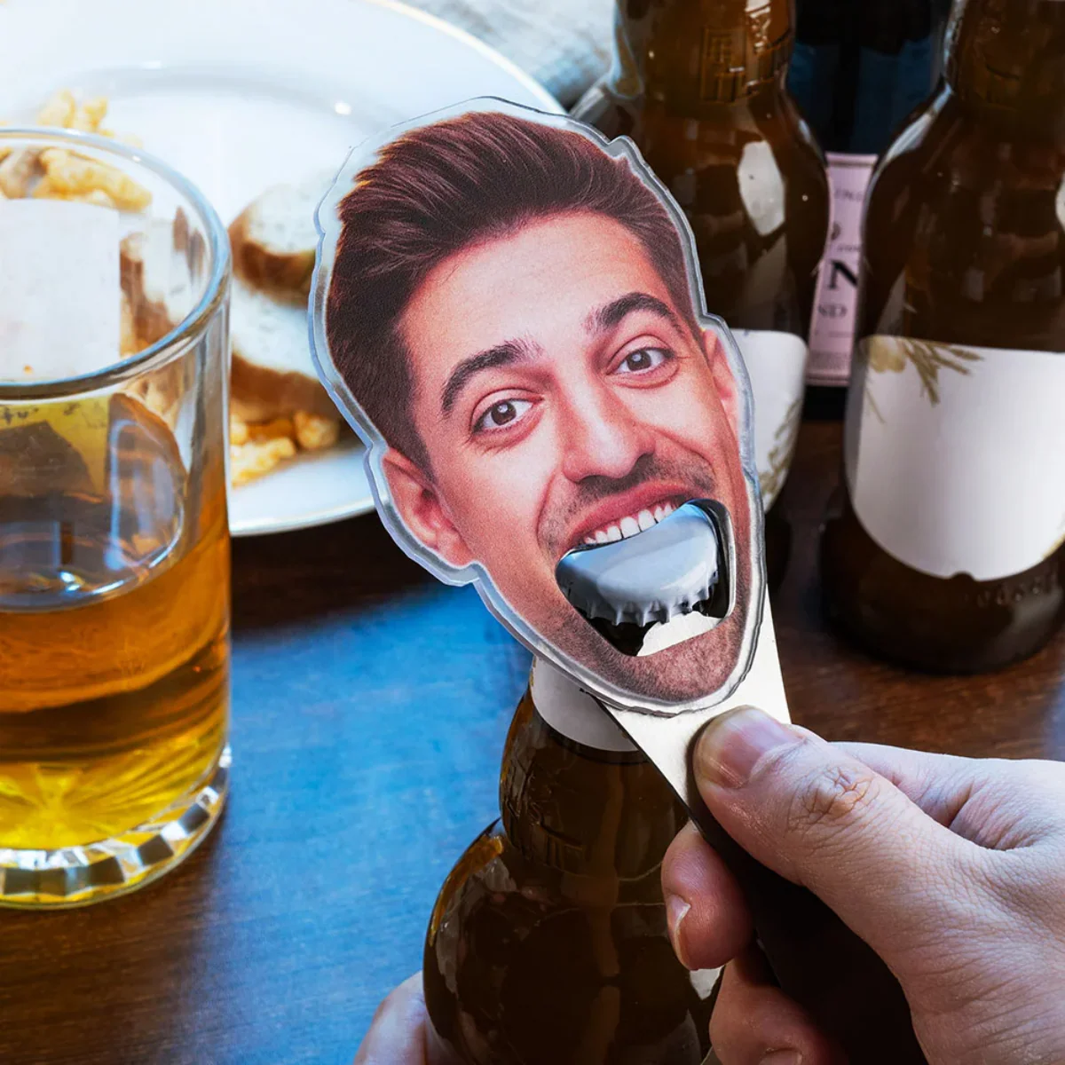 Personalized Funny Avatar Face Photo Bottle Opener - Image 4