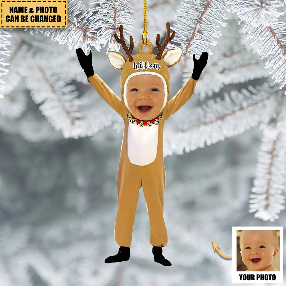 Personalized Funny Deer Acrylic Ornament Gift For Family/Friends - Image 2