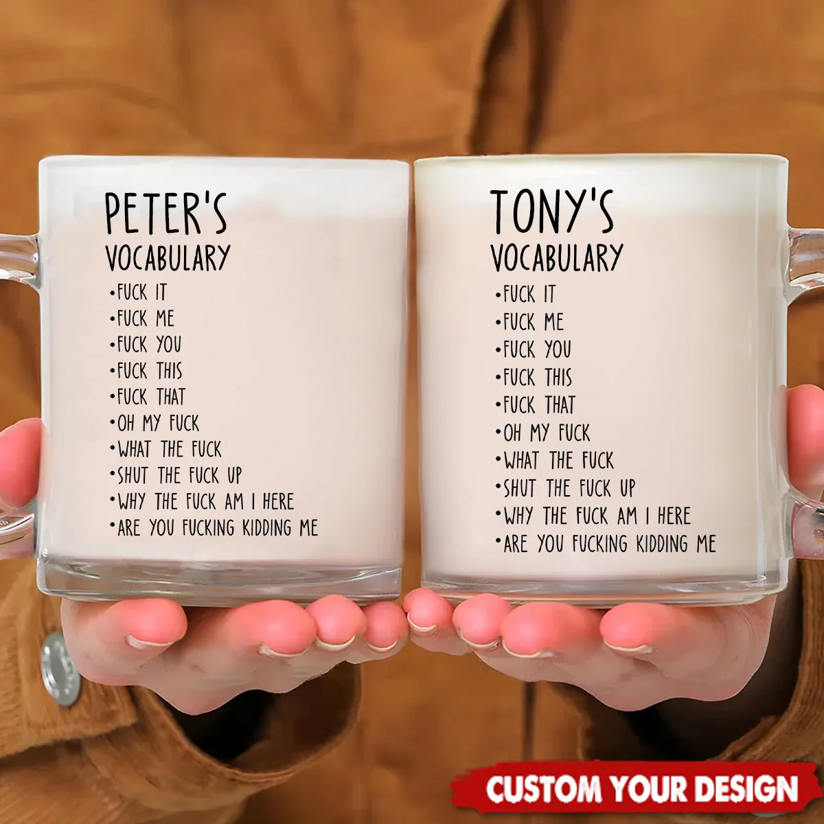 Personalized Funny Glass Mug - Custom Job Title - Fun Gifts For Coworker, Friends, Boss, Nurse - Image 3