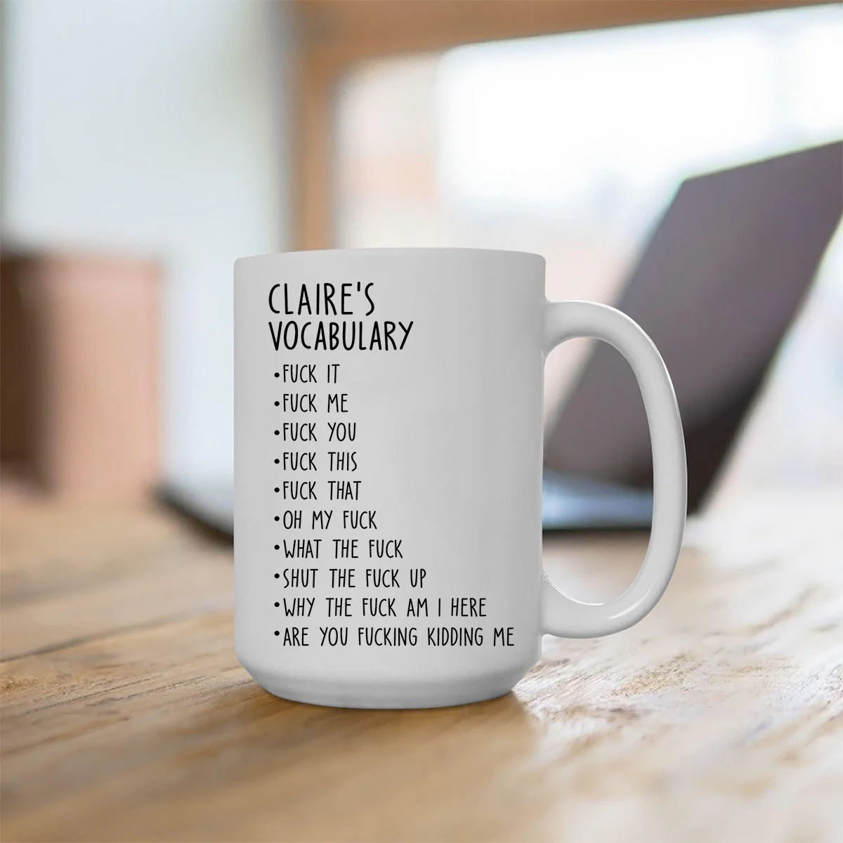 Personalized Funny Mug - Custom Job Title - Fun Gifts For Coworker, Friends, Boss, Nurse - Image 2