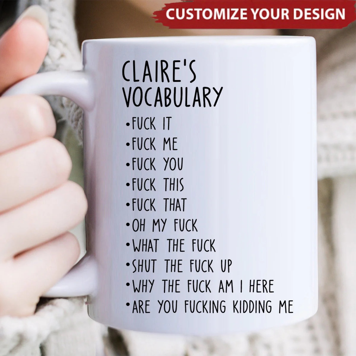 Personalized Funny Mug - Custom Job Title - Fun Gifts For Coworker, Friends, Boss, Nurse - Image 6