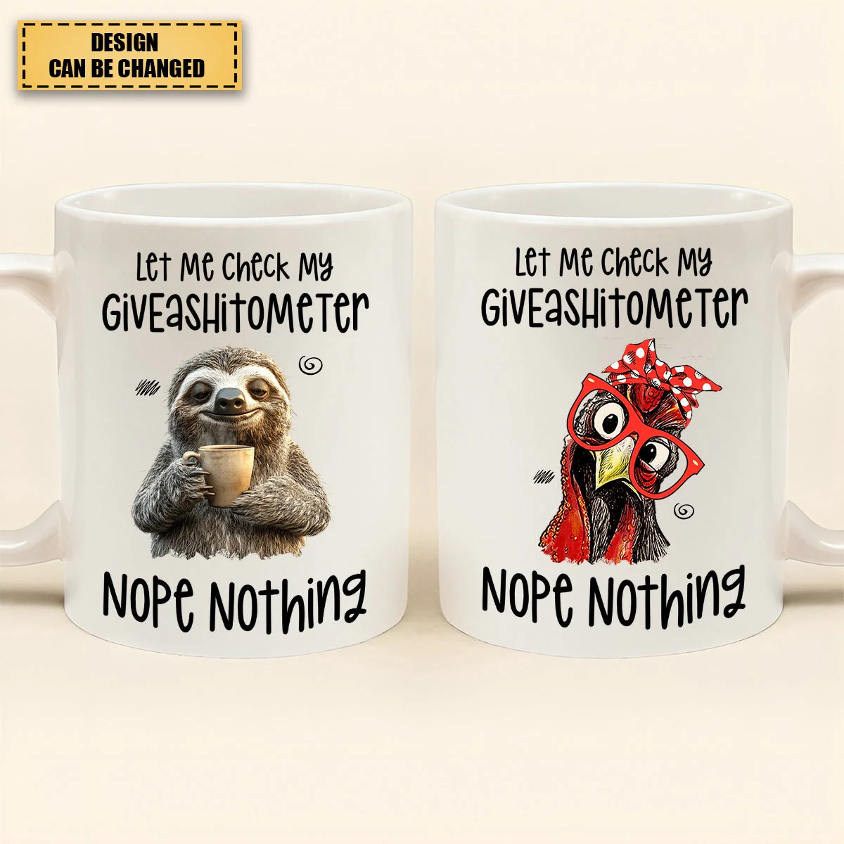 Personalized Funny Mug - Let Me Check My Giveashitometer Nope Nothing - Fun Gifts For Coworkers, Friends, Family - Image 6