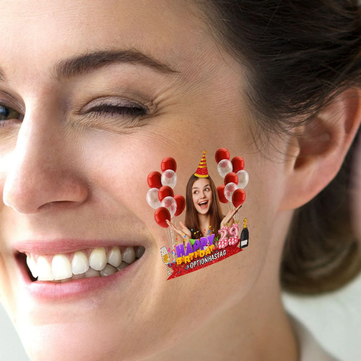 Personalized Funny Temporary Tattoo Fake Tattoo Party Decorations - Image 3