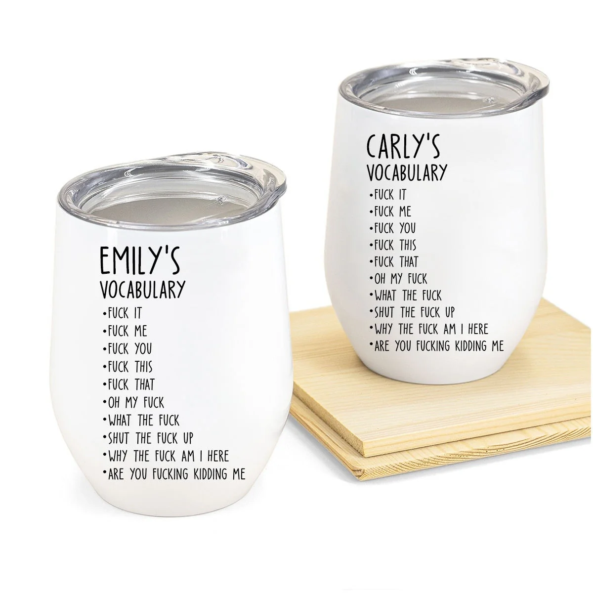 Personalized Funny Wine Tumble - Custom Job Title - Fun Gifts For Coworker, Friends, Boss, Nurse - Image 2