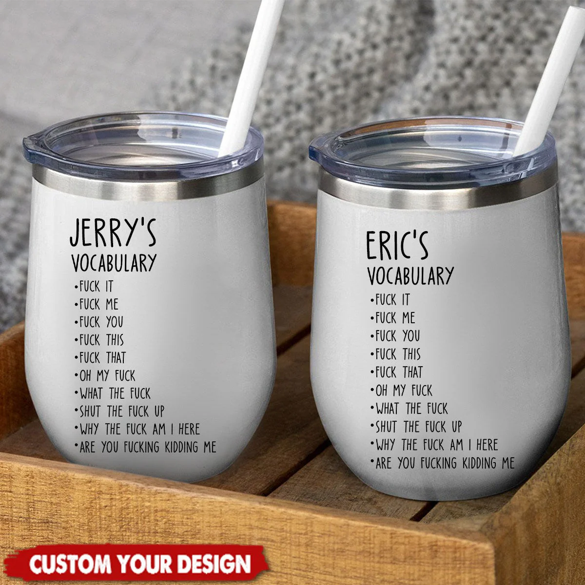 Personalized Funny Wine Tumble - Custom Job Title - Fun Gifts For Coworker, Friends, Boss, Nurse - Image 4