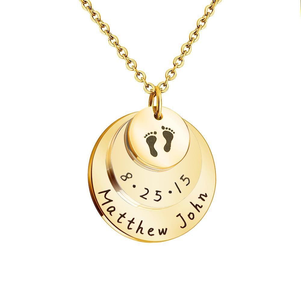 Mother's Day Gift Personalized gift commemorate baby moment mother necklace - Image 7