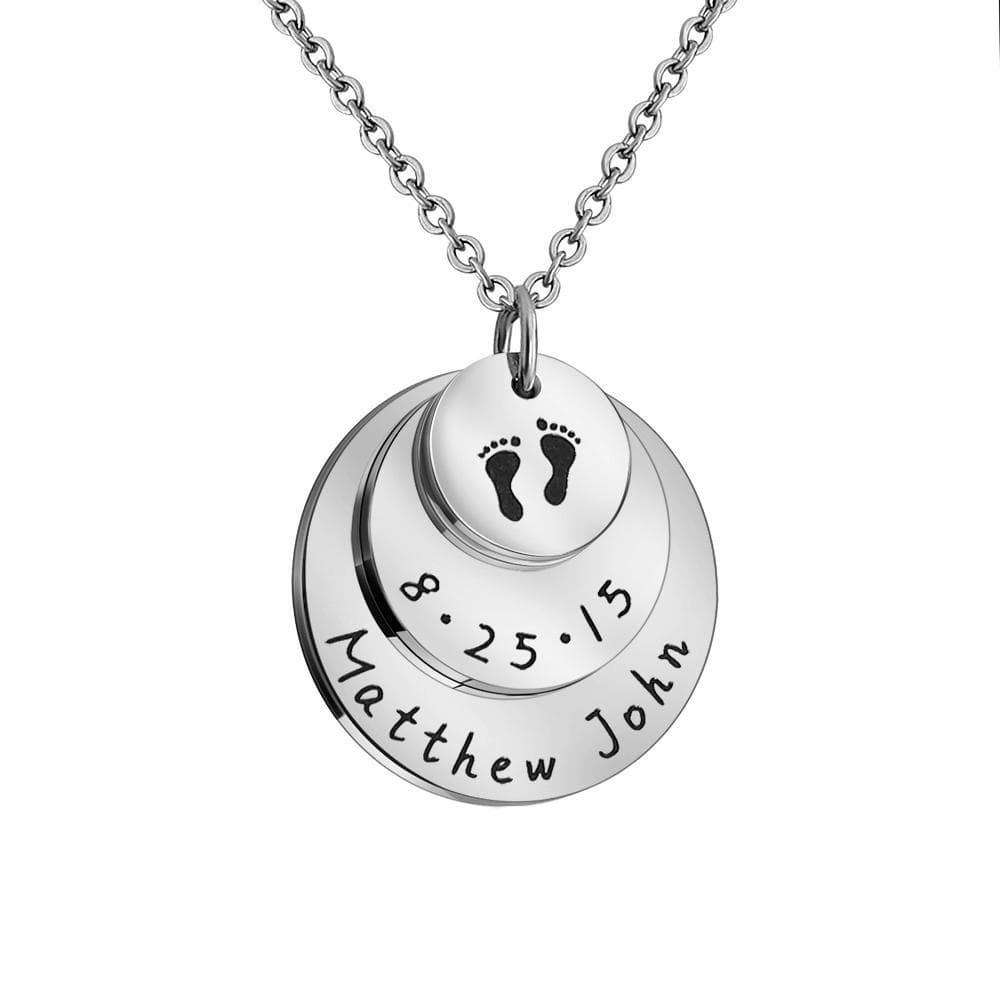 Mother's Day Gift Personalized gift commemorate baby moment mother necklace - Image 8