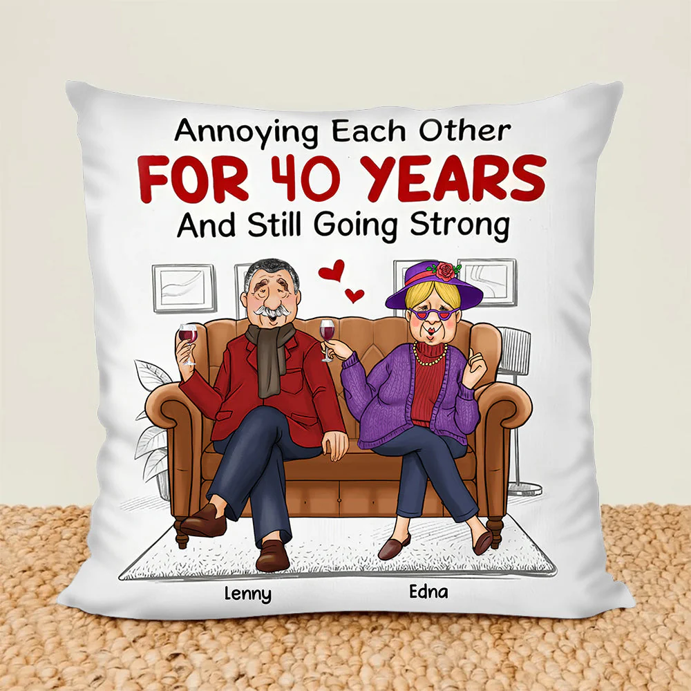 Personalized Gift For Couple Annoying Each Other Pillow - Image 2
