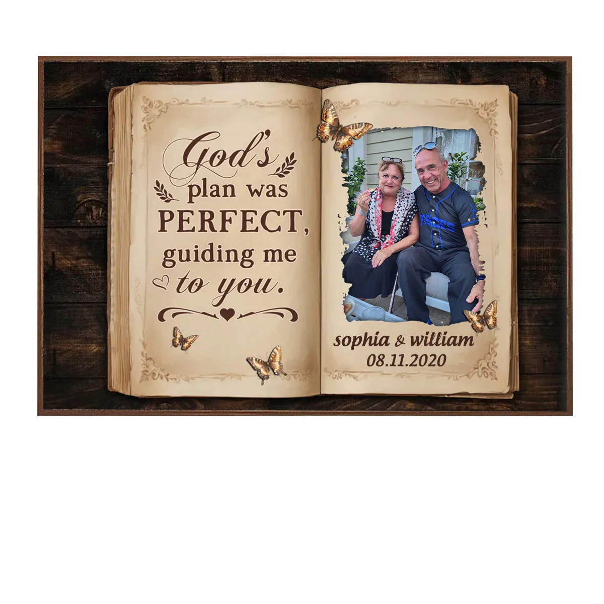 Personalized Gift for Couples Lovebook Canvas/Poster