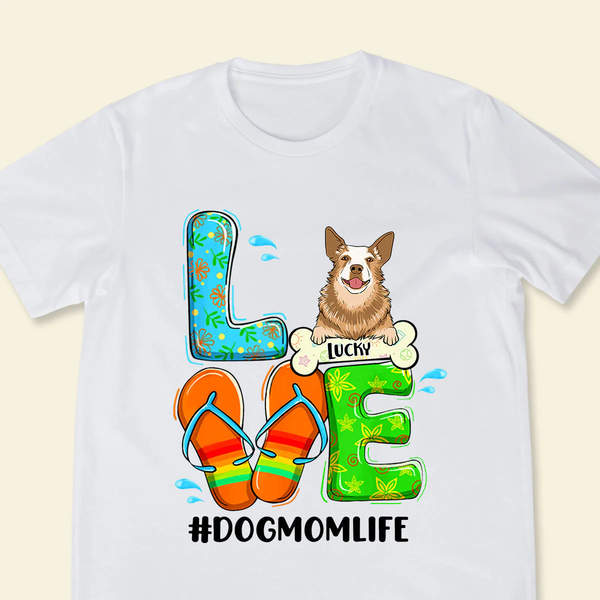 Personalized Gift For Dog Lovers Beach Summer Vacation T-shirt - Image 2