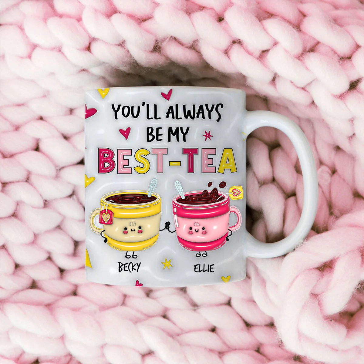 Personalized Gift For Friend You'll Always Be My Best-Tea Mug - Image 2