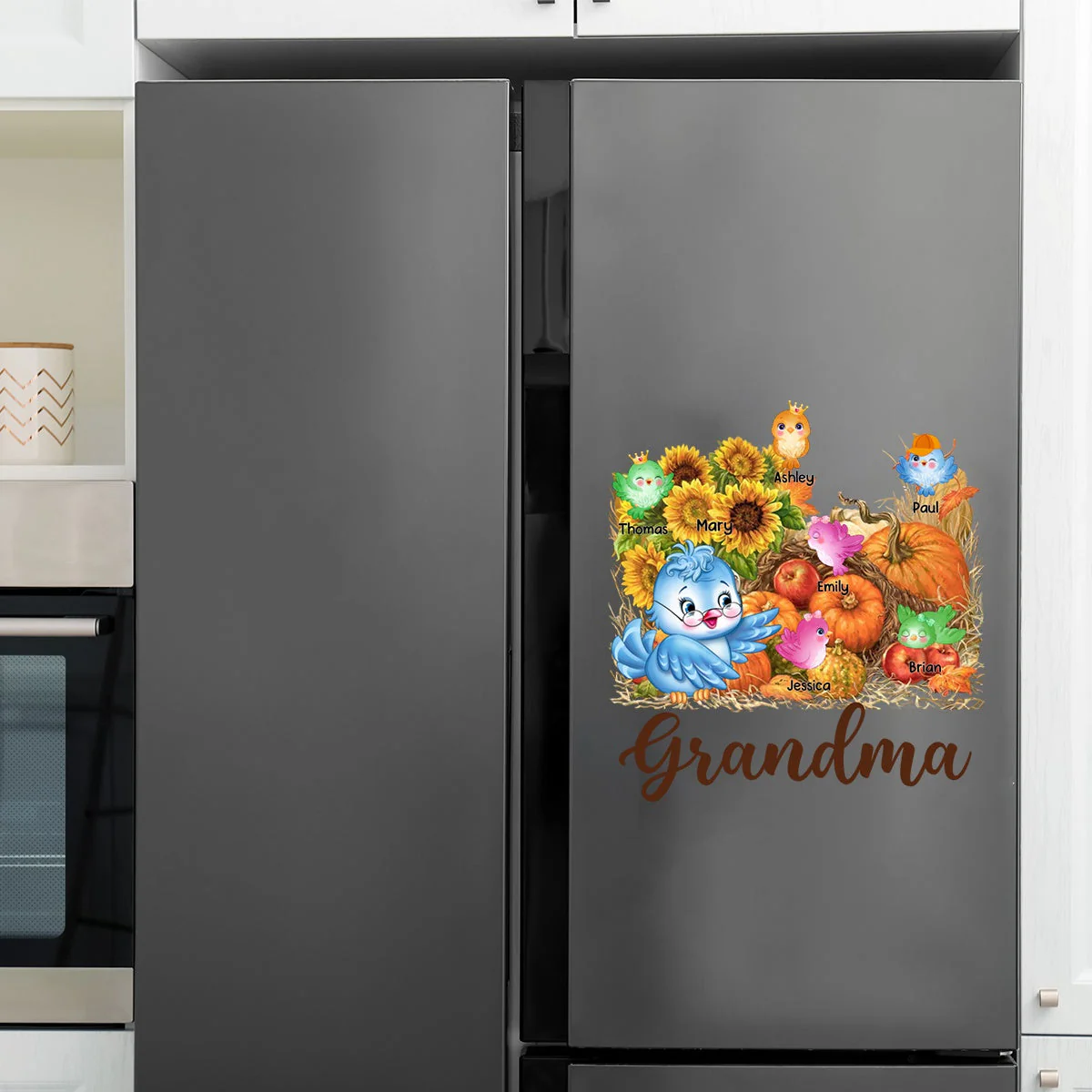 Personalized Gift For Grandma Harvest Decal - Image 2