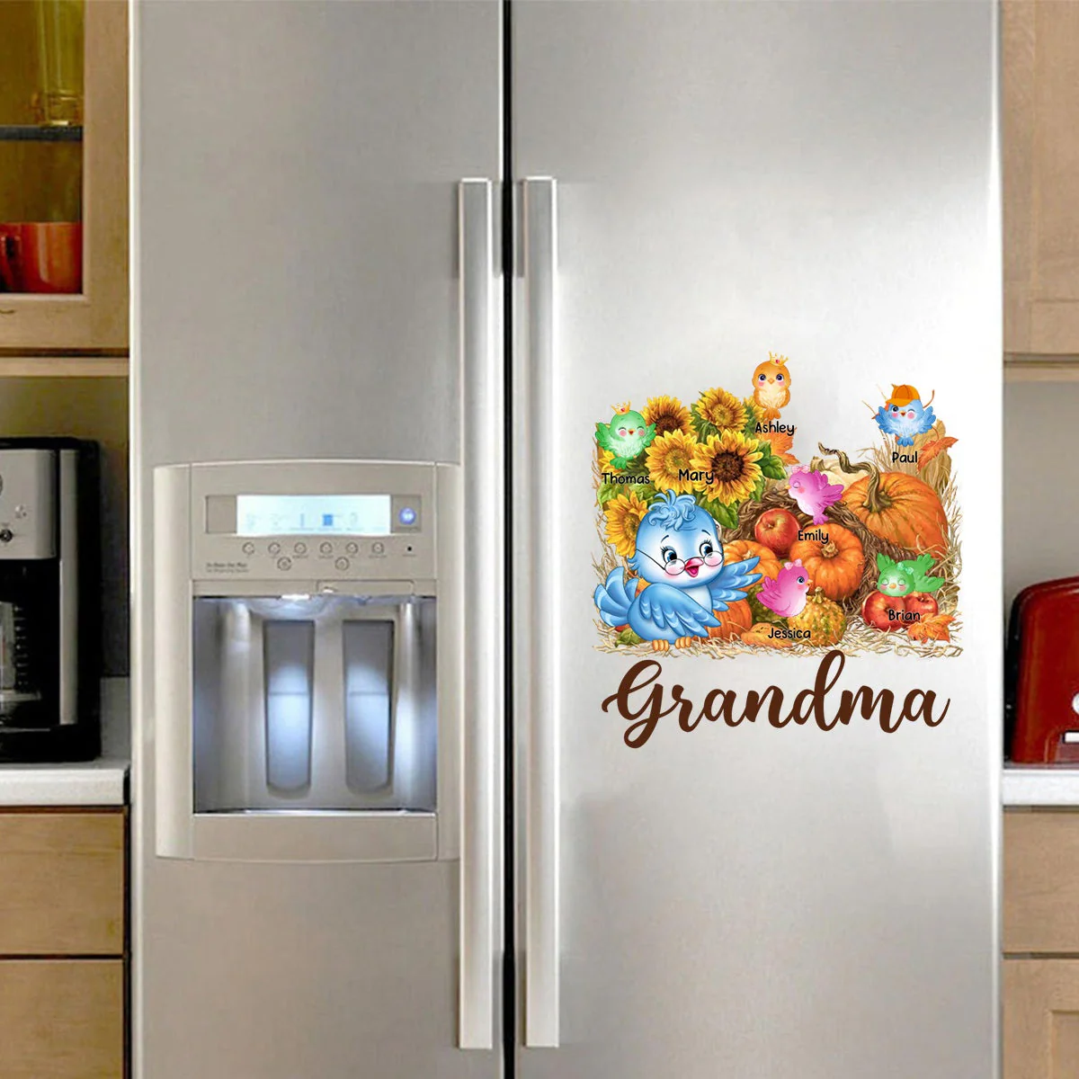 Personalized Gift For Grandma Harvest Decal - Image 3