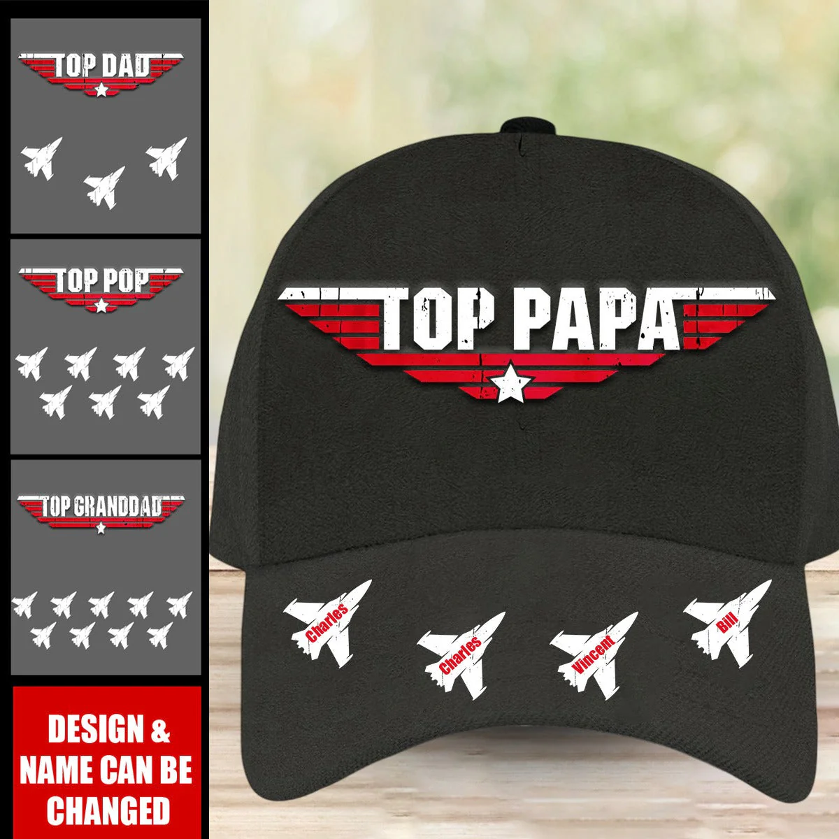 Personalized Gift Top Grandpa Cap - Image 4