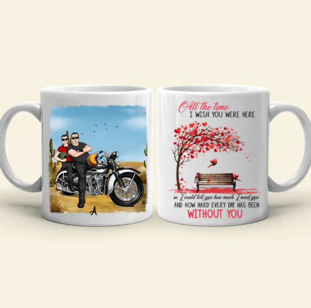 Personalized Gifts Custom Motorcycle Mug For Him For Couples For Him, Motorcycle Lovers - Image 2