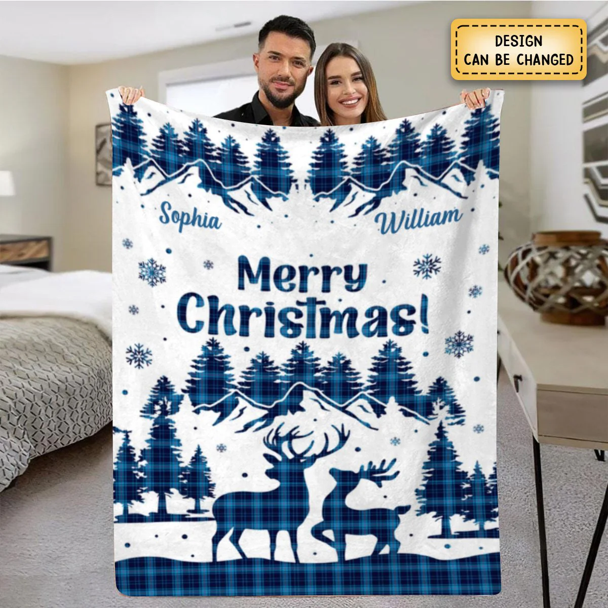 Personalized Gifts For Couple Blanket - Image 2