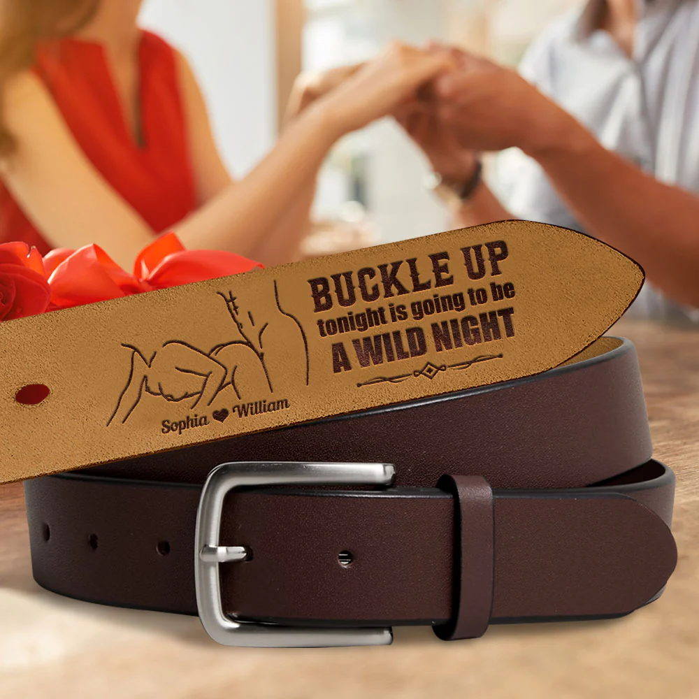 Personalized Gifts For Couple Leather Belt - Image 2