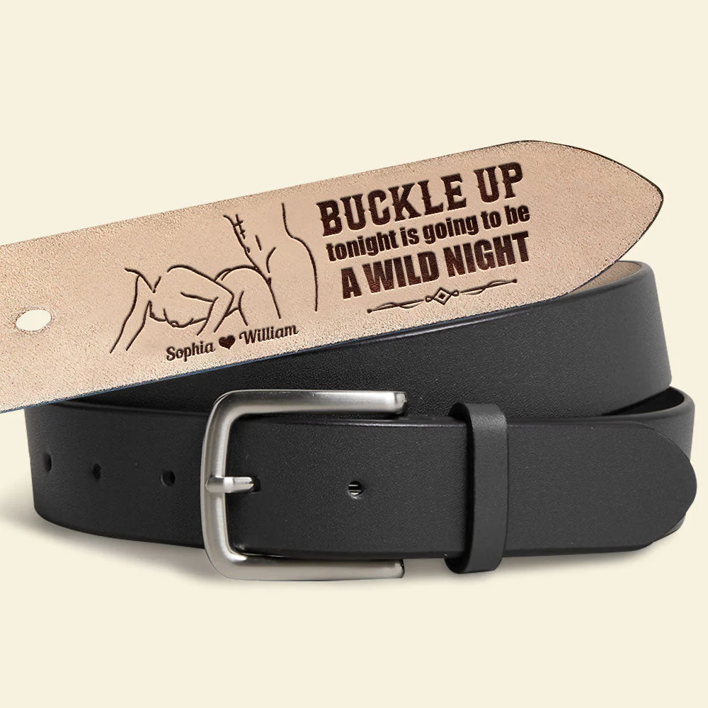 Personalized Gifts For Couple Leather Belt - Image 5