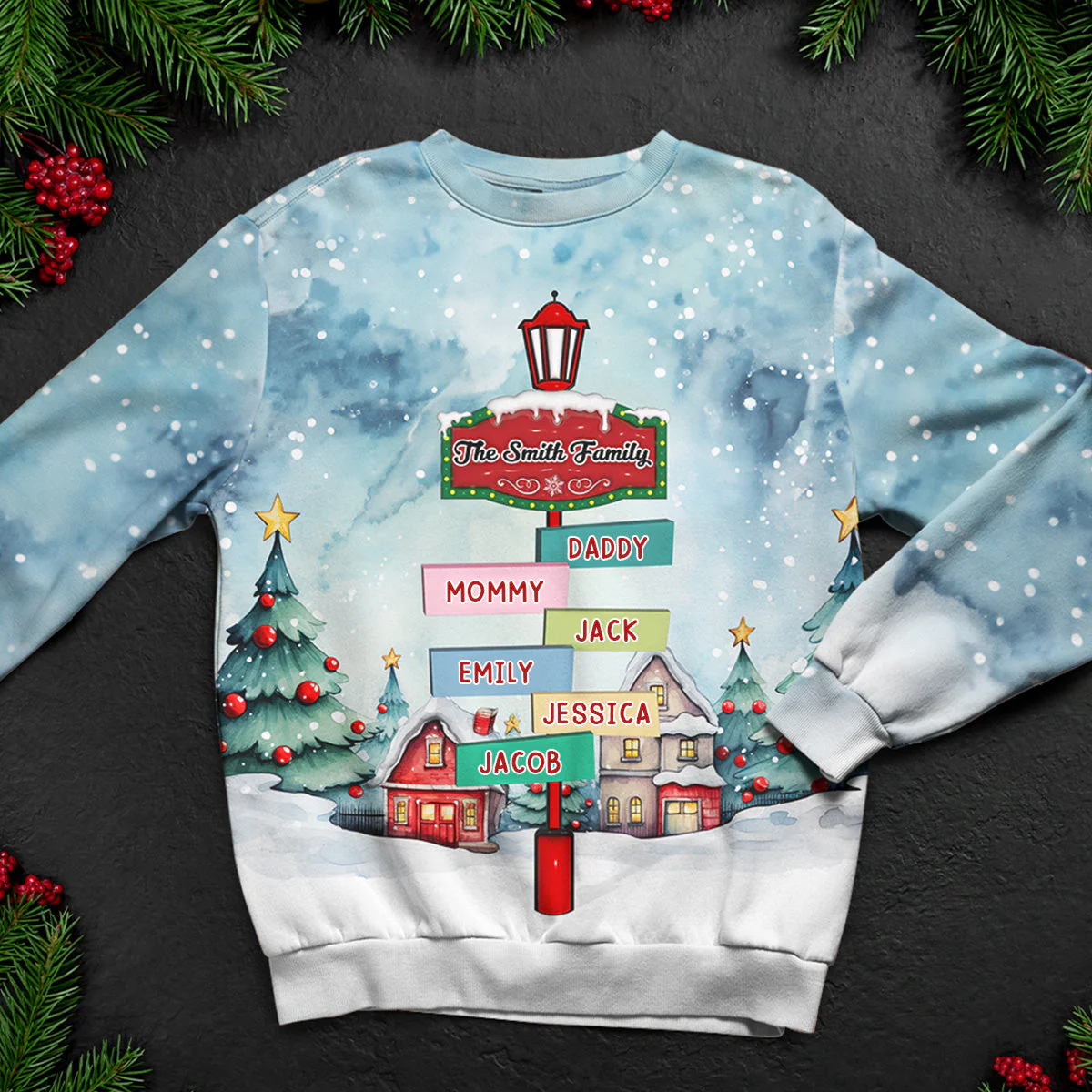 Personalized Gifts For Family Sweatshirt-Christmas for family - Image 2