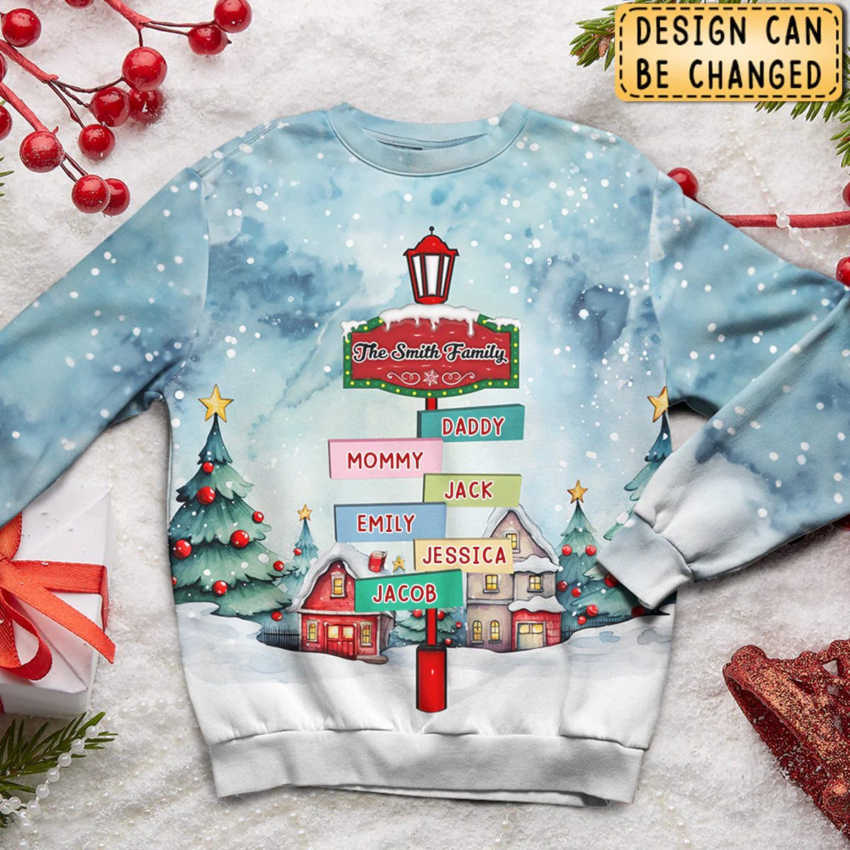 Personalized Gifts For Family Sweatshirt-Christmas for family - Image 5