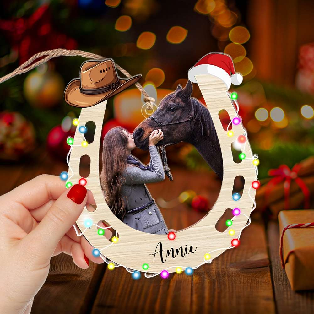 Personalized Gifts For Horse Lovers Acrylic Ornament - Image 2