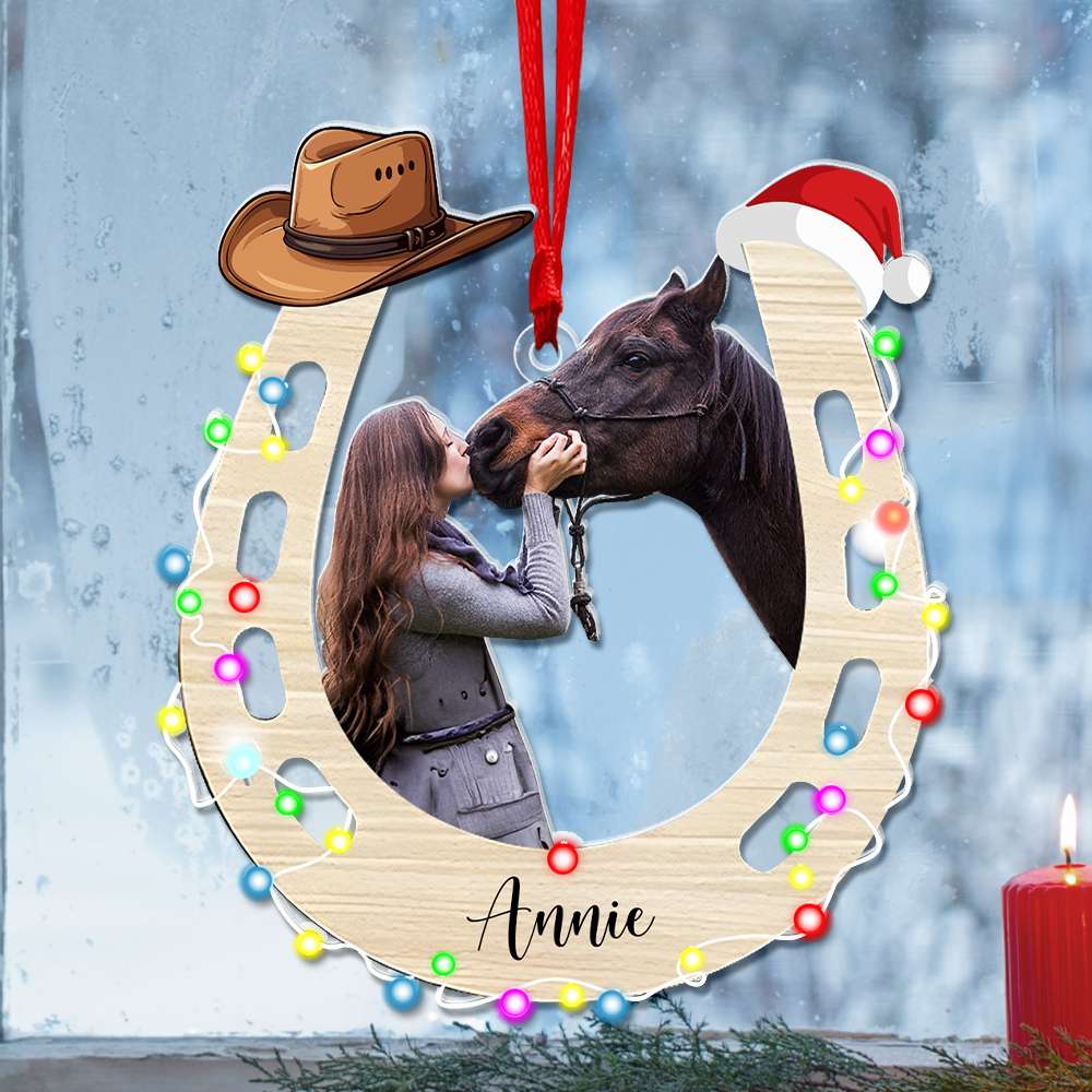 Personalized Gifts For Horse Lovers Acrylic Ornament - Image 3