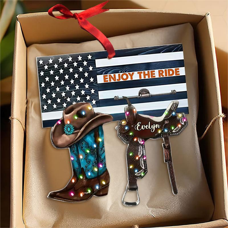Personalized Gifts For Horse Lovers Christmas Ornament - Image 2
