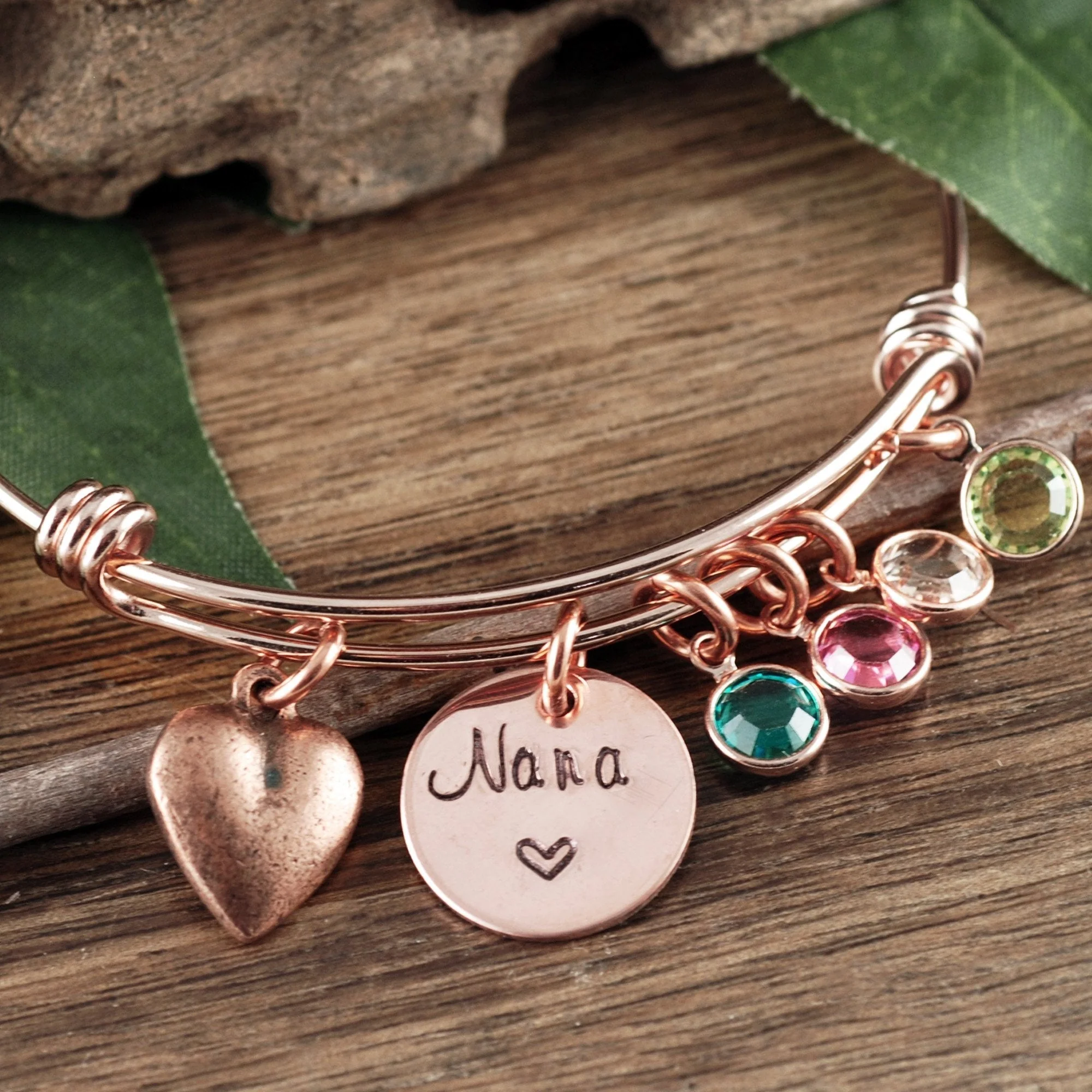 Personalized Birthstone Bracelet for Grandma/Mom - Image 3