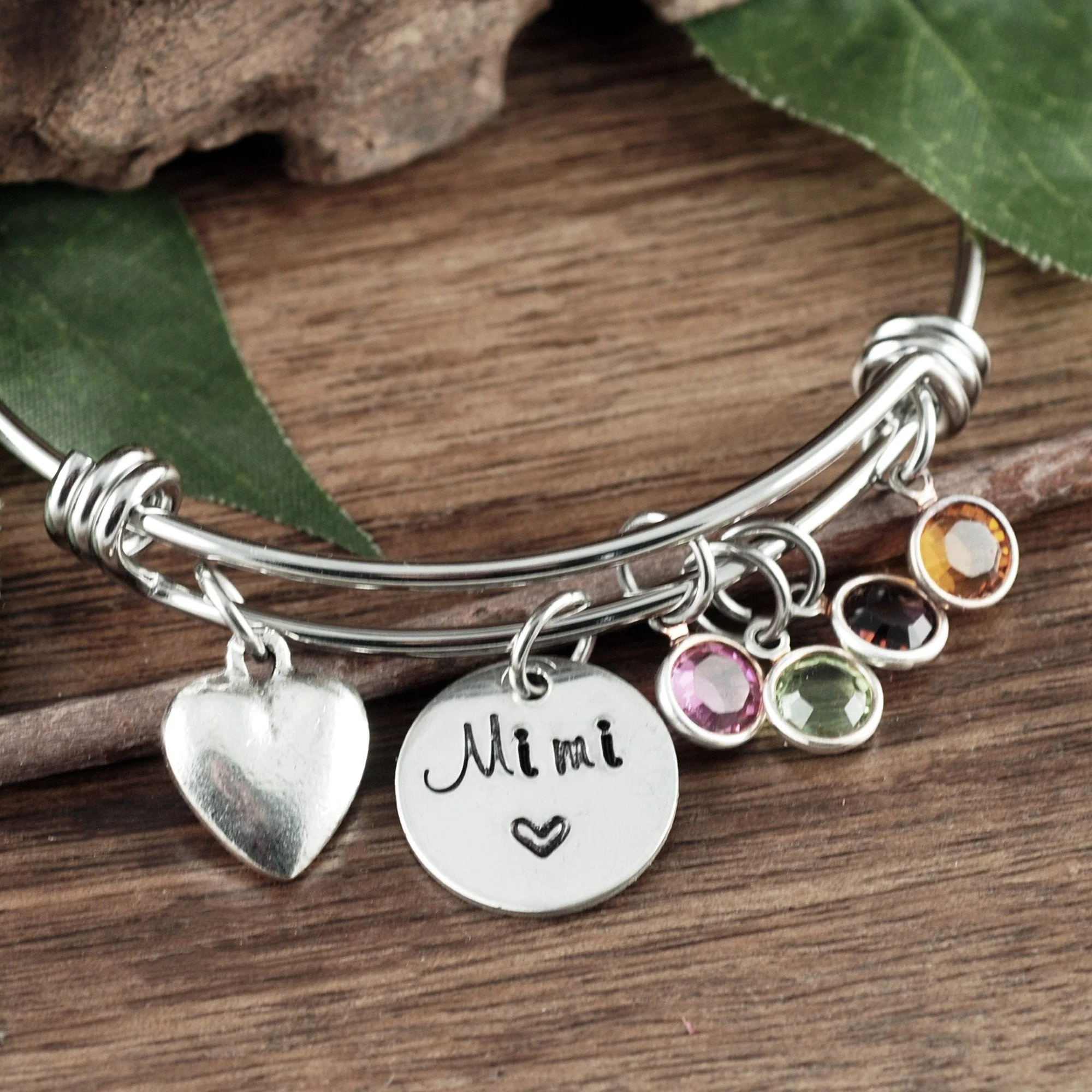 Personalized Birthstone Bracelet for Grandma/Mom - Image 4