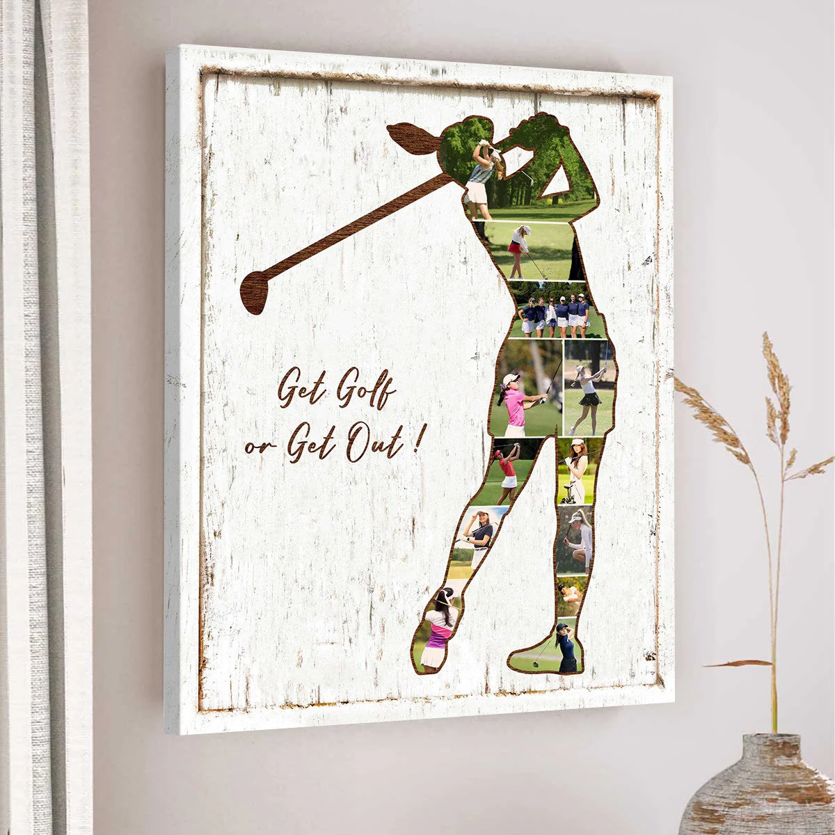 Personalized Golf Collage Canvas Poster,Golf Gifts For Women Golfer - Image 3