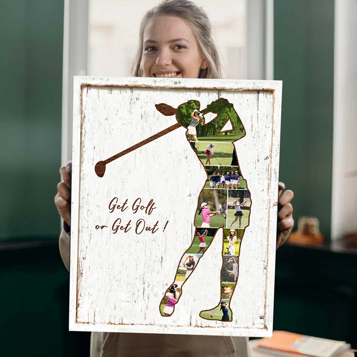 Personalized Golf Collage Canvas Poster,Golf Gifts For Women Golfer - Image 4