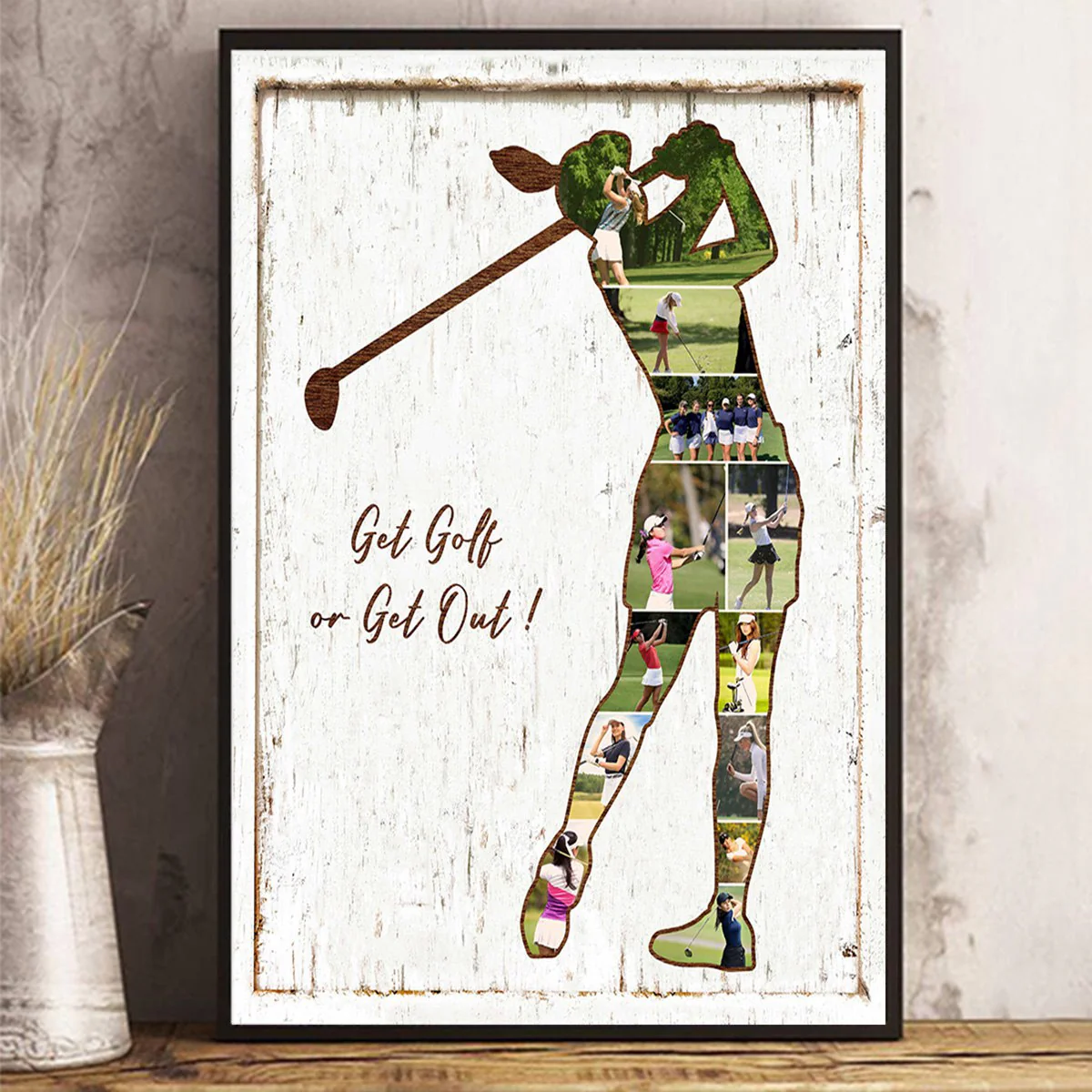 Personalized Golf Collage Canvas Poster,Golf Gifts For Women Golfer - Image 5