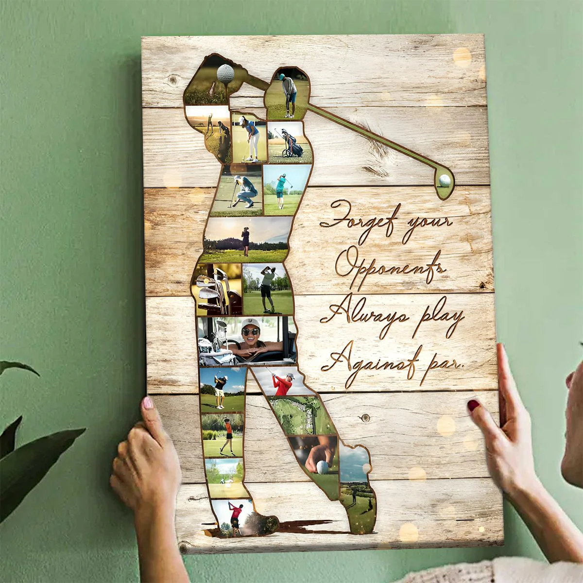 Personalized Golfer Photo Collage Poster,Golf Coach Gift, Gift For Golf Lovers - Image 5