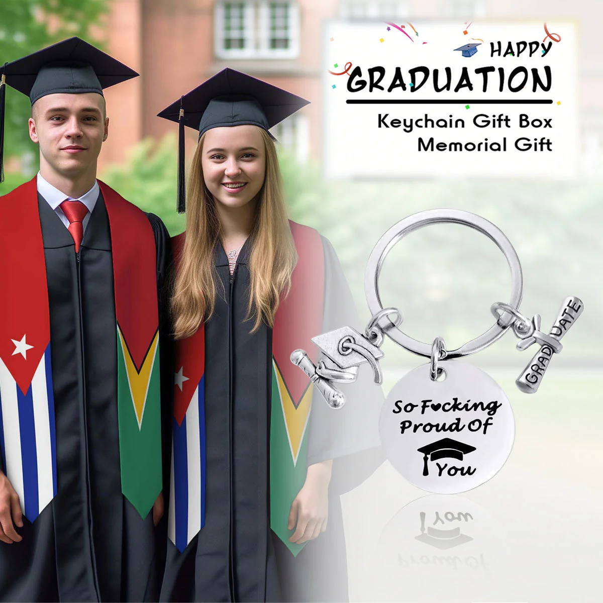 Personalized Graduate 2025 Diploma keychain Graduation Gift - Image 2