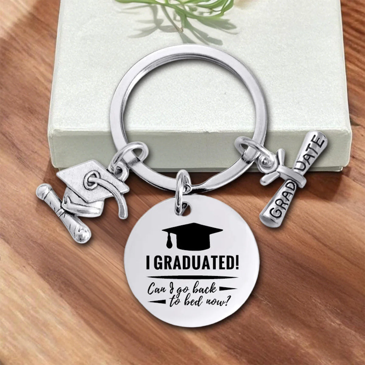 Personalized Graduate 2025 Diploma keychain Graduation Gift - Image 5