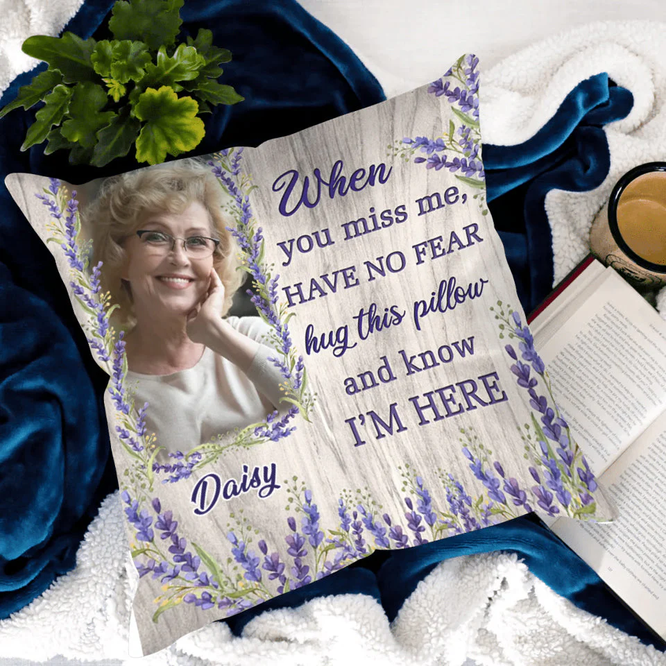 Personalized Have No Fear Hug This Memorial Pillow - Image 3