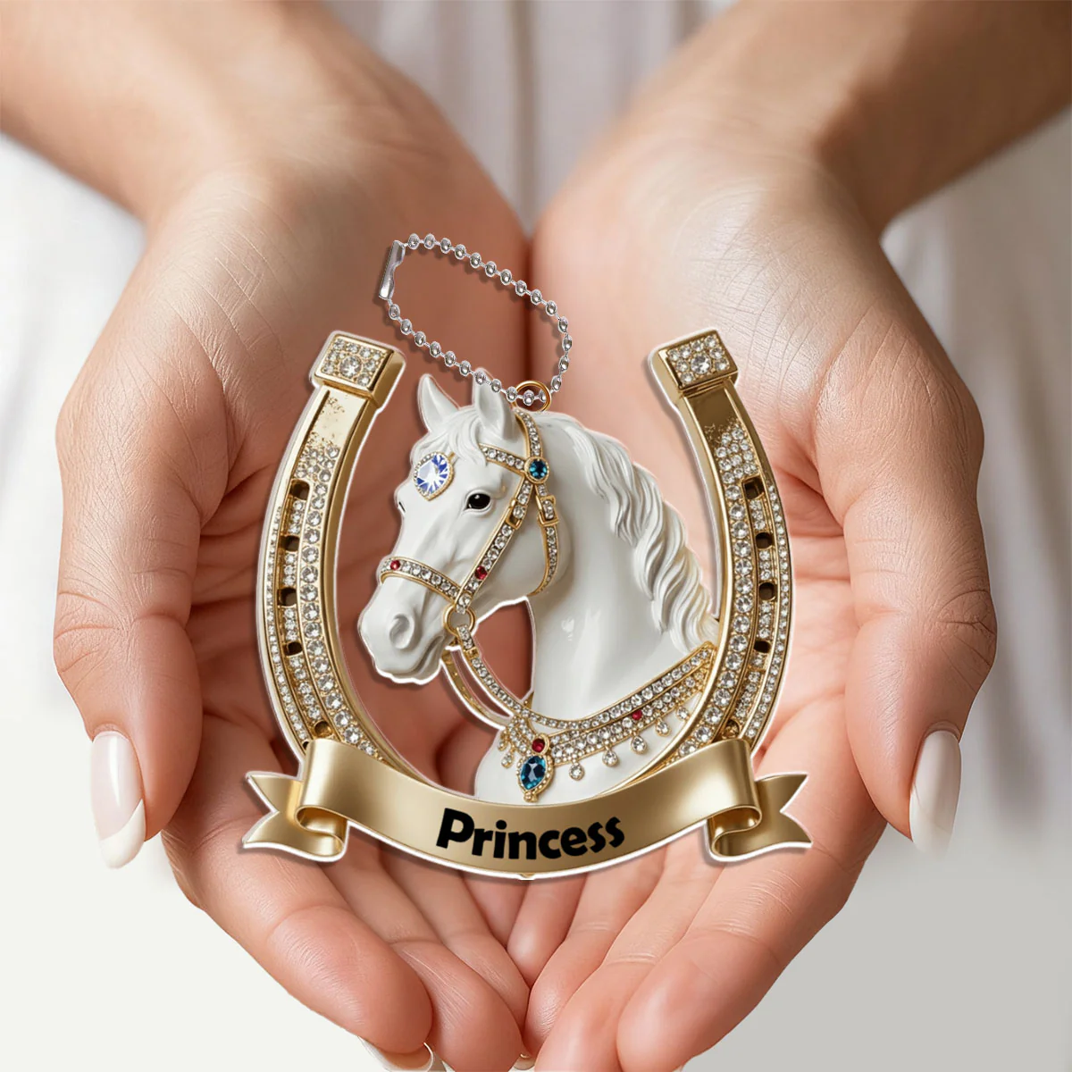 Personalized Horse Acrylic Ornament Gift For Horse Lover - Image 2